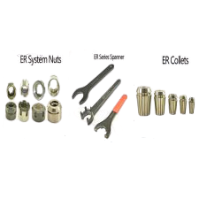 COLLET, NUT, SPANNER, PULL STUD