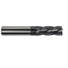 4 Flute, Material Hardness Upto 30 - 45 HRC