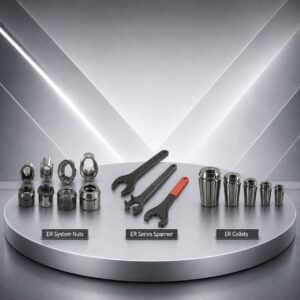 COLLET, NUT, SPANNER, PULL STUD